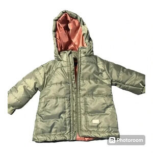 Infant 7 For All Mankind Jacket- Sage